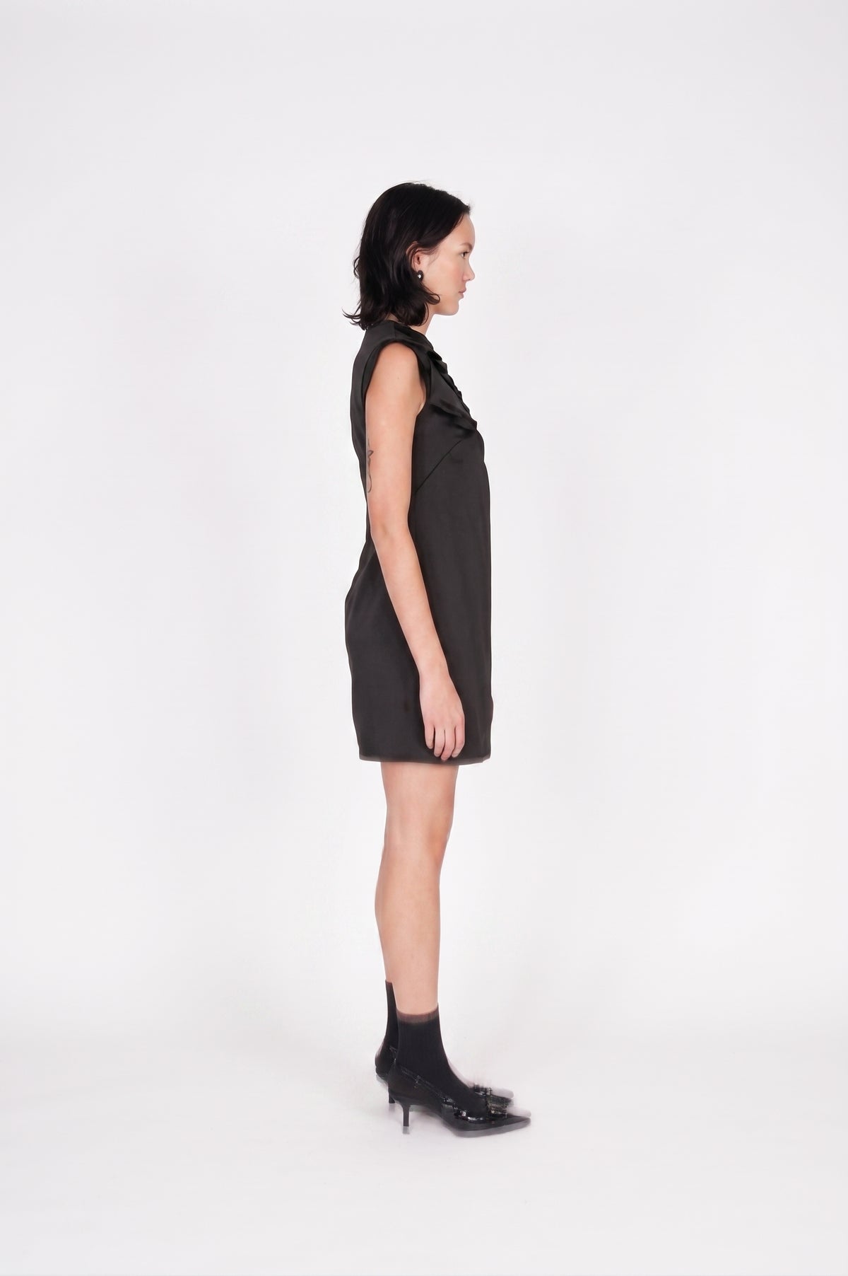 Abito corto in Satin-2