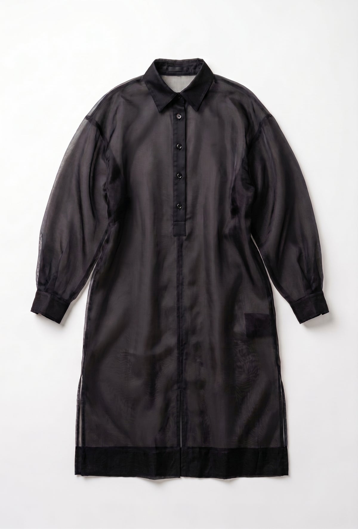 Abito polo in organza di seta-4