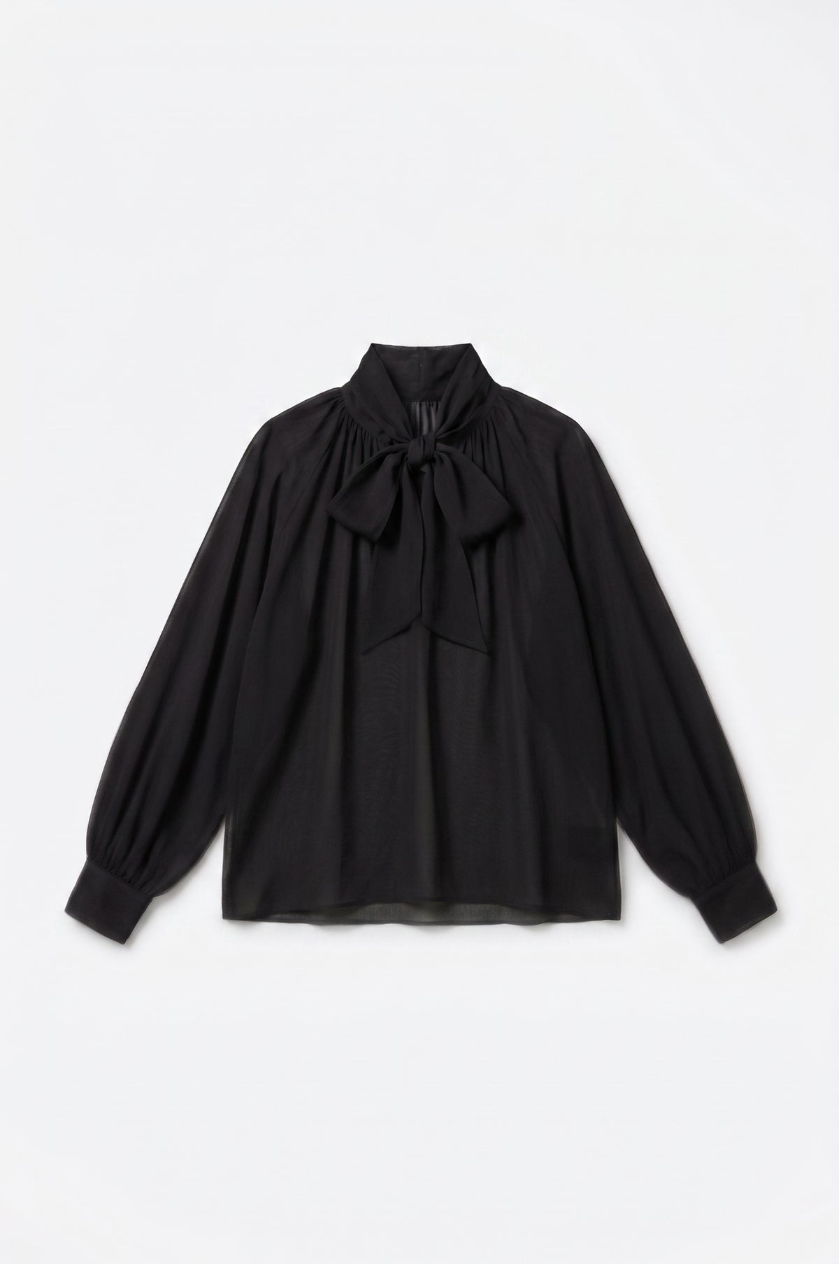 Camicia con sciarpa-4