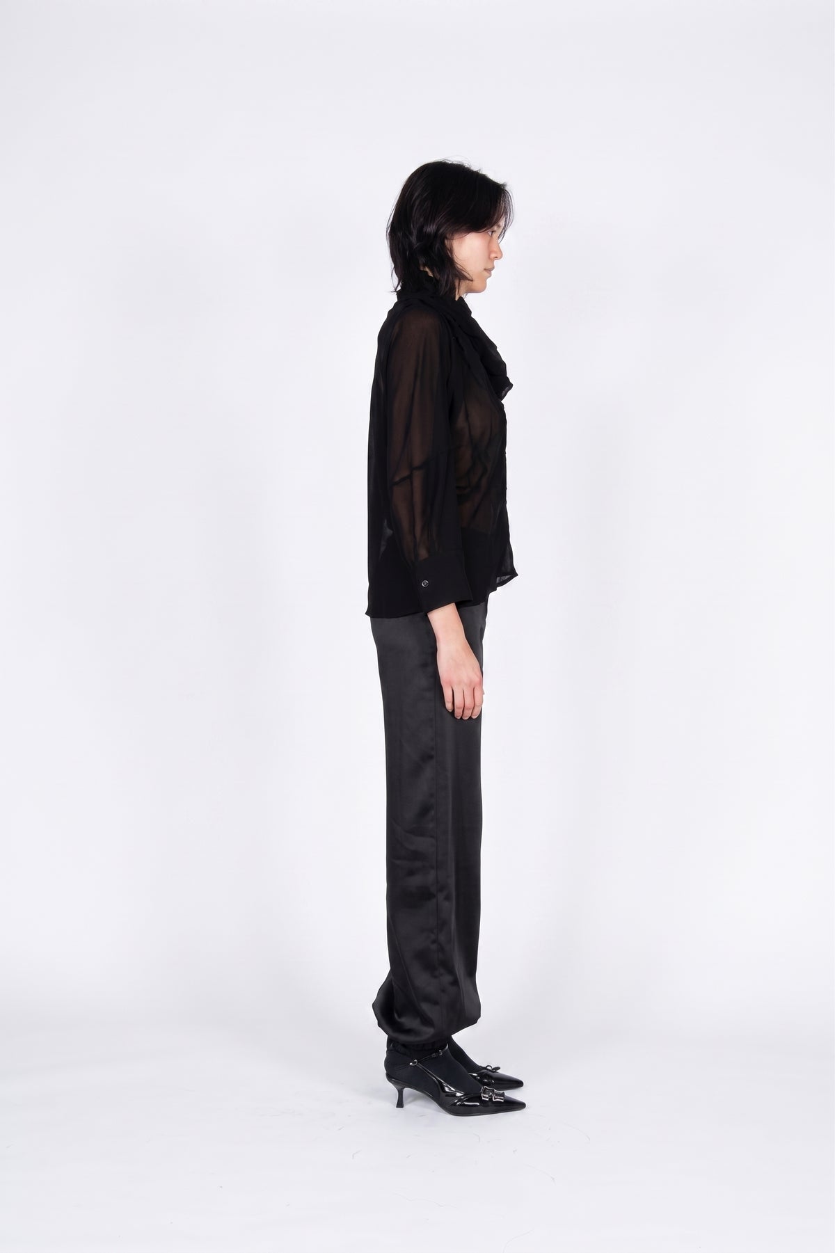 Camicia con sciarpa-2