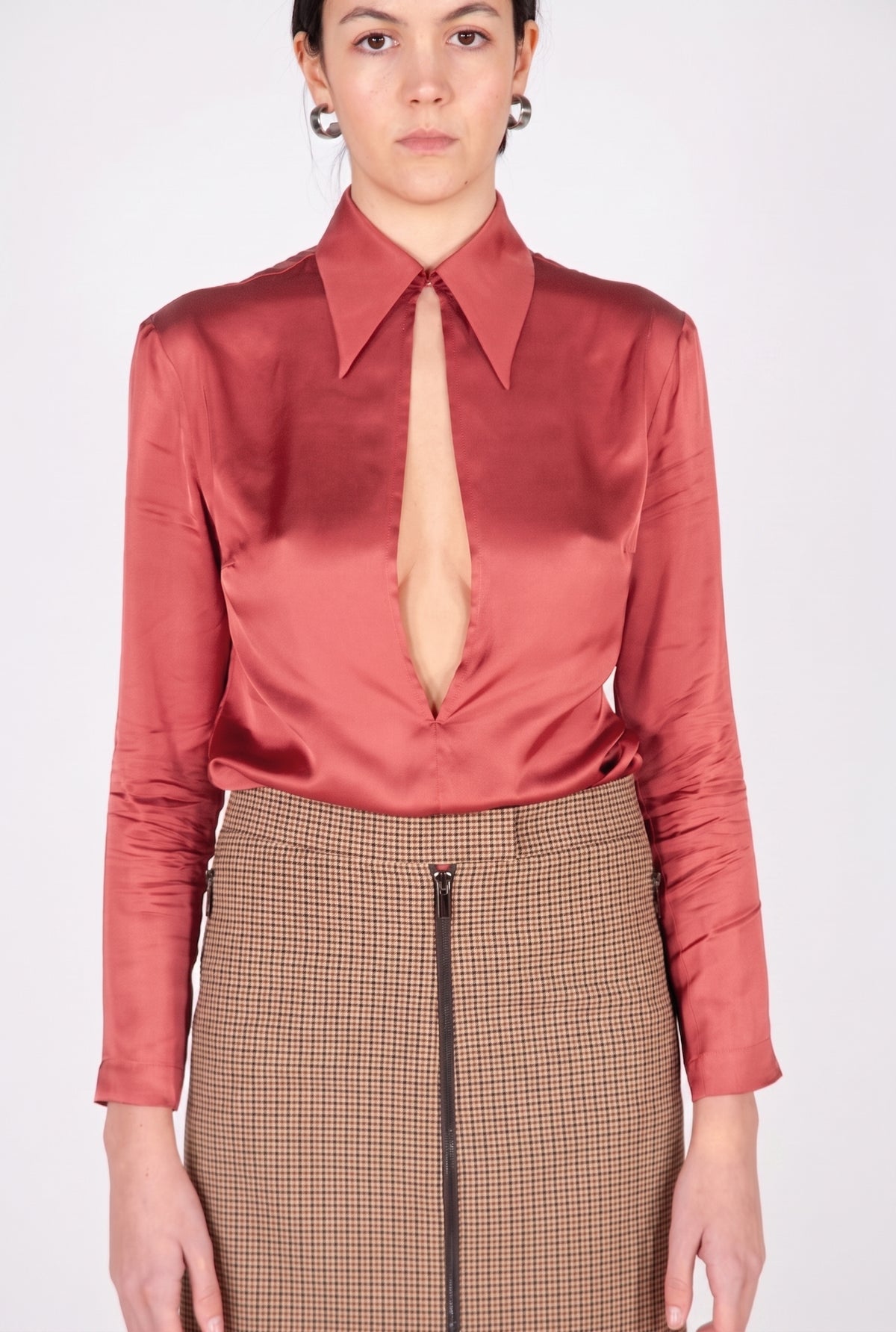 Camicia con scollatura