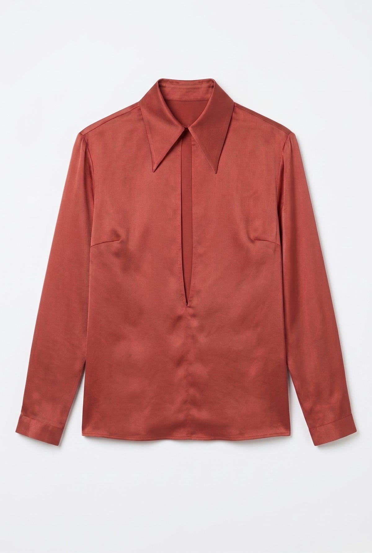Camicia con scollatura-4