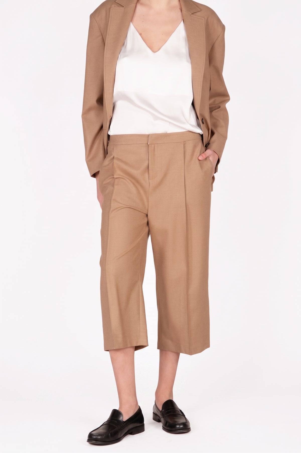 Pantalone jogger con nervature