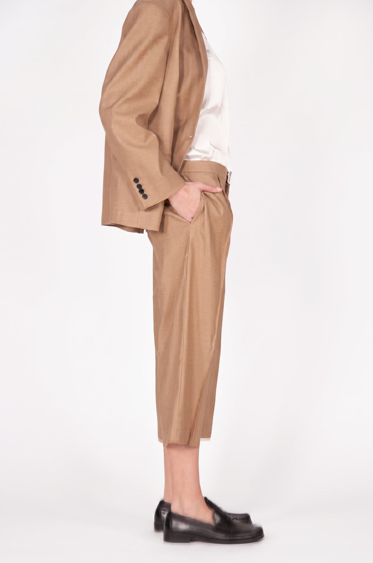 Pantalone jogger con nervature-2