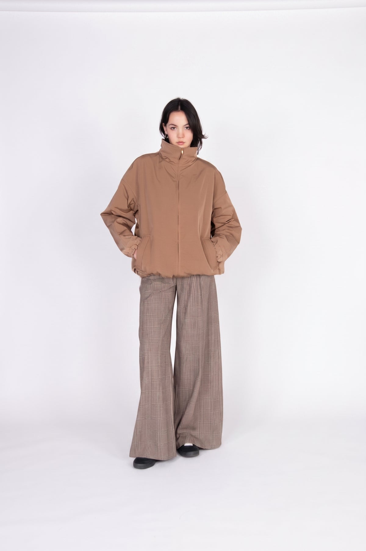 Bomber collo alto